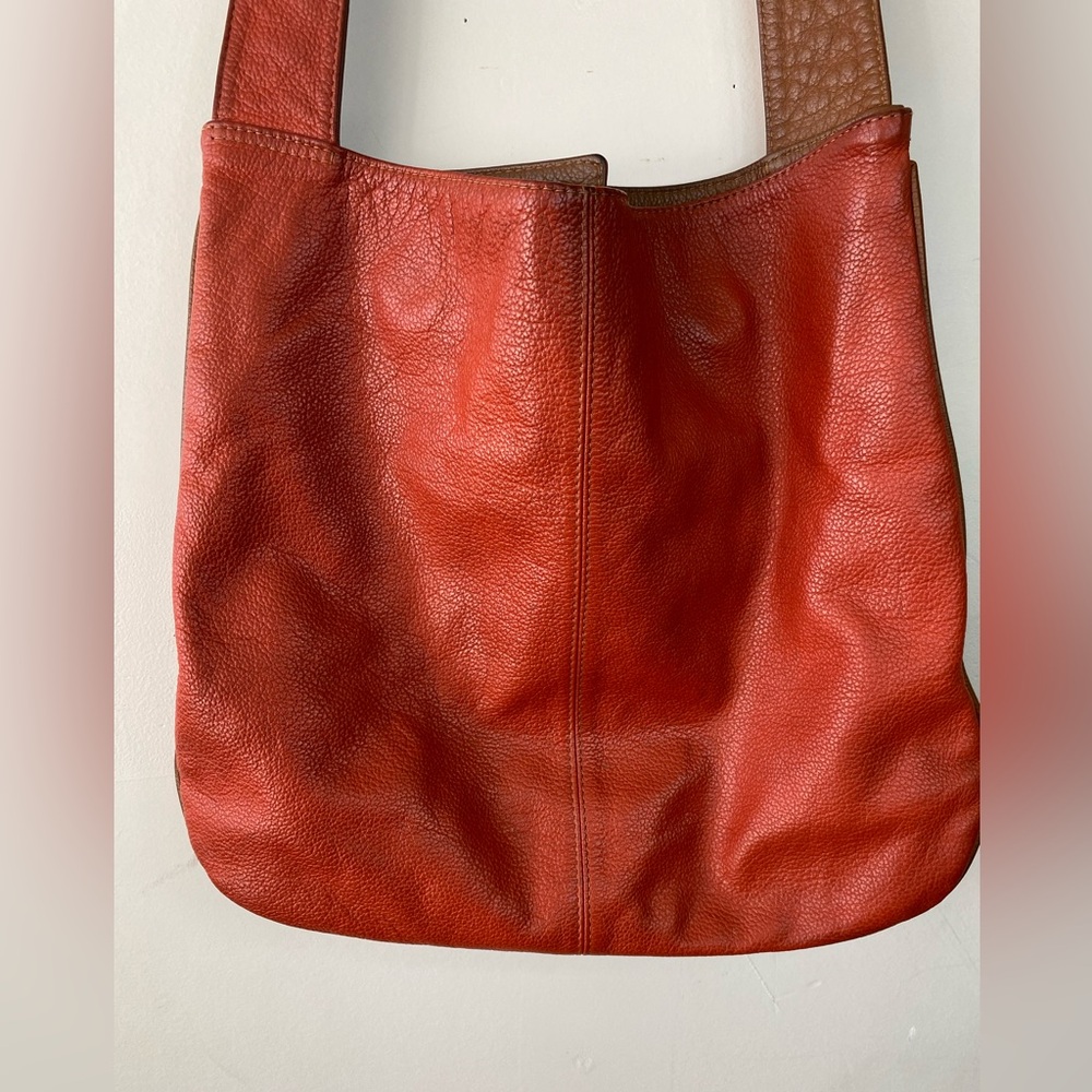 JP Ourse & Cie Park Avenue Leather Crossbody Cinnamon - Picture 3 of 12